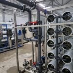 Станция водоподготовки на площадке резервуаров чистой воды